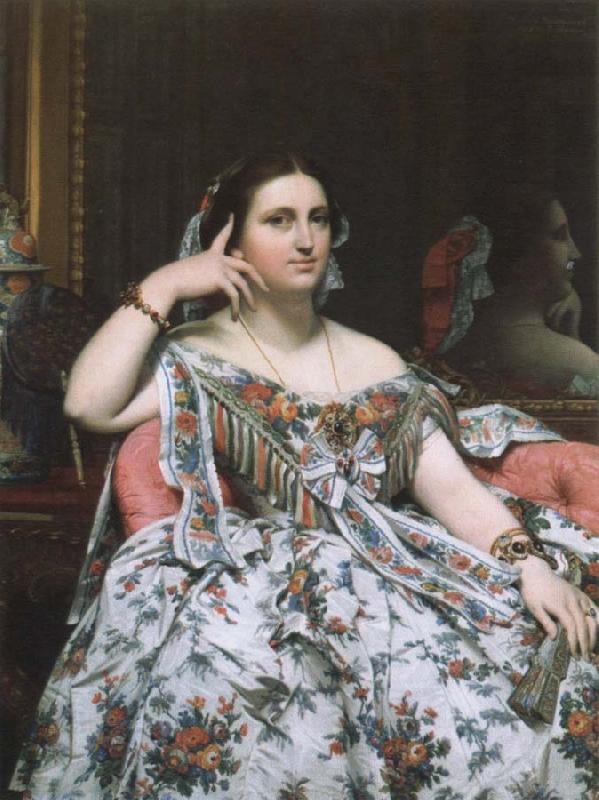 Jean-Auguste Dominique Ingres madame moitessier oil painting picture